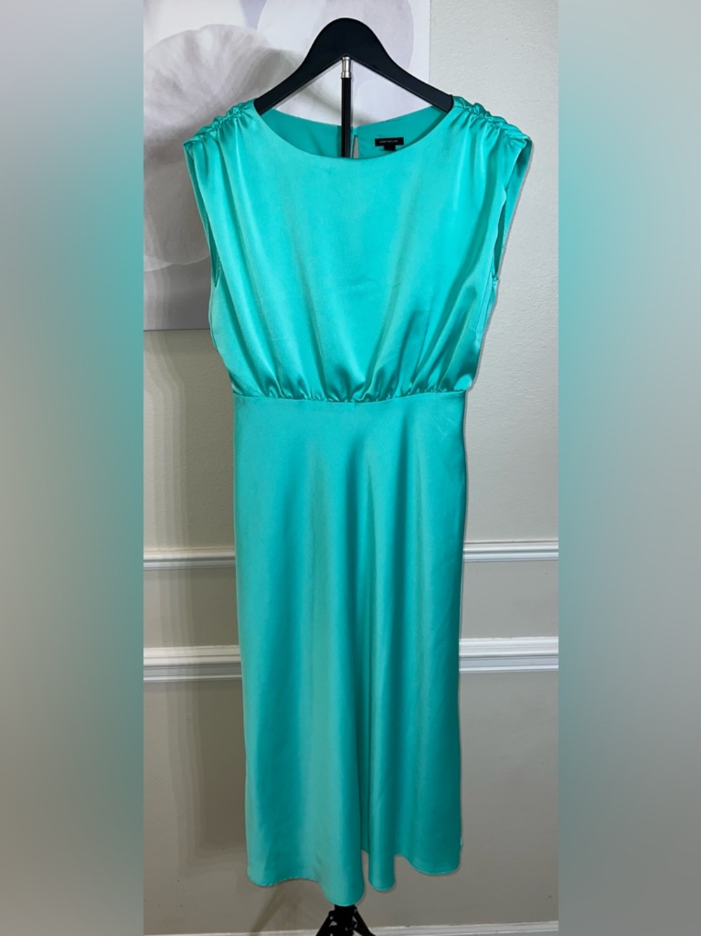 Ann Taylor Mint Green Sleeveless Maxi Dress - Picture 2 of 16